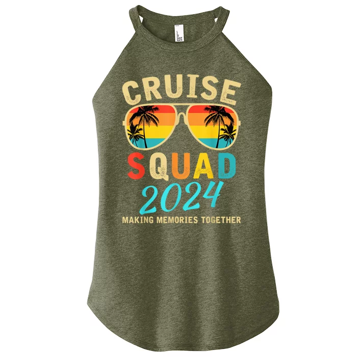 Cruise Squad 2024 Summer Vacation Matching Family Group Women’s Perfect Tri Rocker Tank