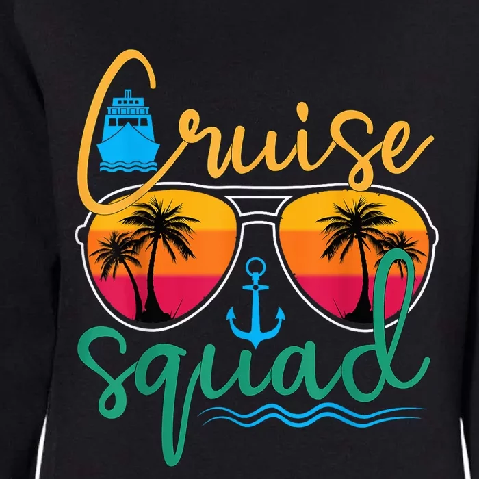 Cruise Squad 2024 Family Vacation Beach Matching Groupe Womens California Wash Sweatshirt