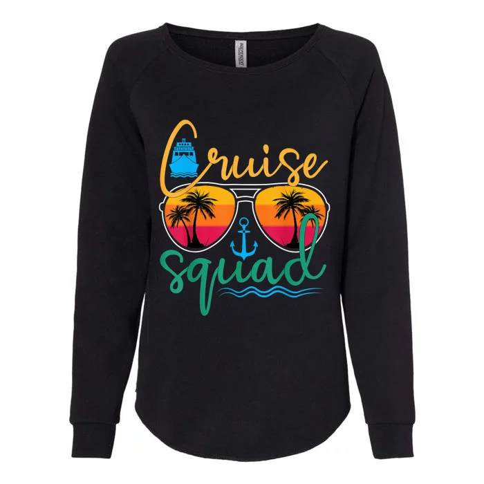 Cruise Squad 2024 Family Vacation Beach Matching Groupe Womens California Wash Sweatshirt