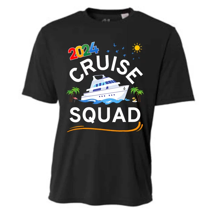 Cruise Squad 2024 Family Vacation Matching Group Cooling Performance Crew T-Shirt