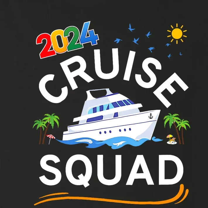 Cruise Squad 2024 Family Vacation Matching Group Toddler Long Sleeve Shirt