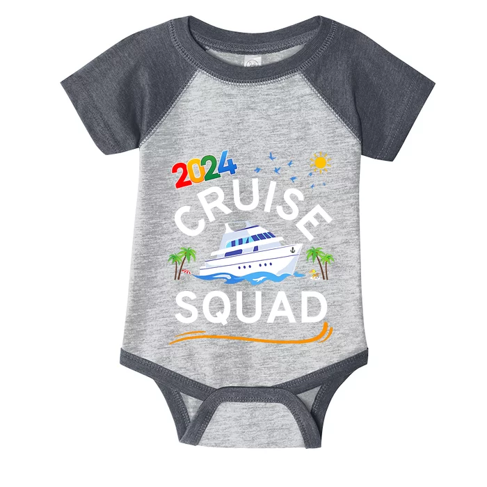 Cruise Squad 2024 Family Vacation Matching Group Infant Baby Jersey Bodysuit