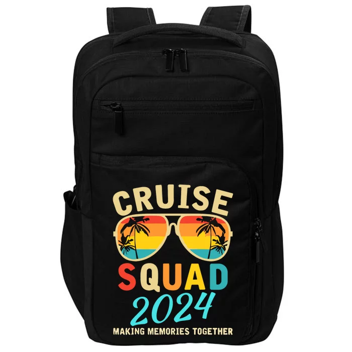 Cruise Squad 2024 Summer Vacation Matching Family Group Impact Tech Backpack