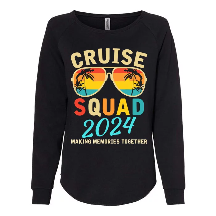 Cruise Squad 2024 Summer Vacation Matching Family Group Womens California Wash Sweatshirt