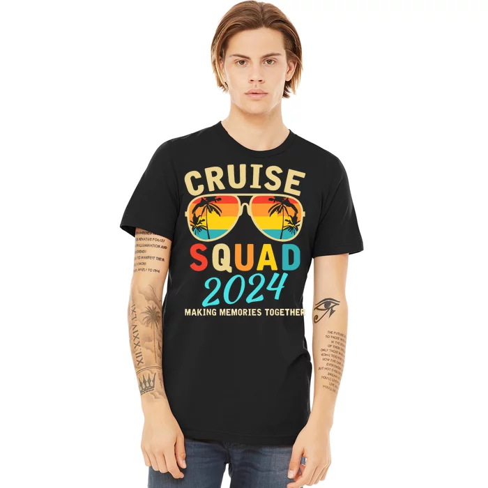 Cruise Squad 2024 Summer Vacation Matching Family Group Premium T-Shirt