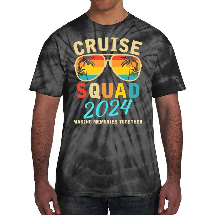 Cruise Squad 2024 Summer Vacation Matching Family Group Tie-Dye T-Shirt