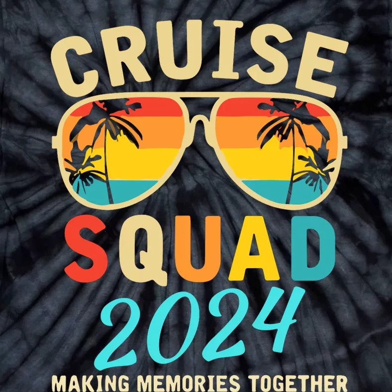 Cruise Squad 2024 Summer Vacation Matching Family Group Tie-Dye T-Shirt