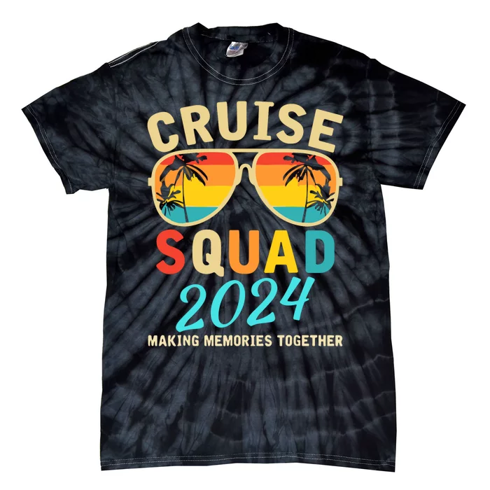 Cruise Squad 2024 Summer Vacation Matching Family Group Tie-Dye T-Shirt