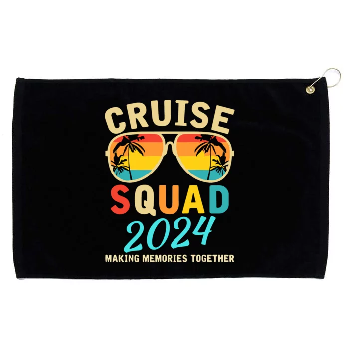 Cruise Squad 2024 Summer Vacation Matching Family Group Grommeted Golf Towel