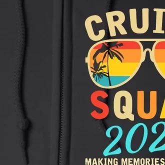 Cruise Squad 2024 Summer Vacation Matching Family Group Full Zip Hoodie