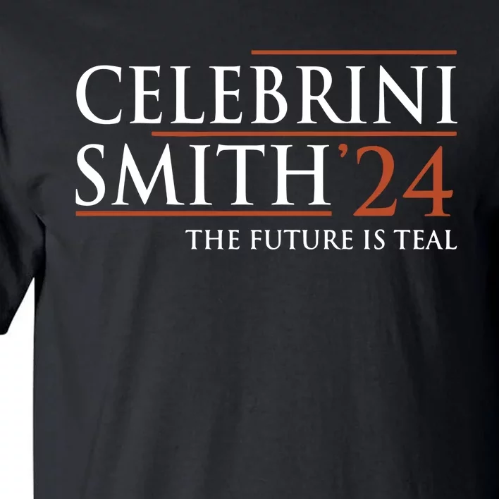 Celebrini Smith 24 The Future Is Teal Tall T-Shirt