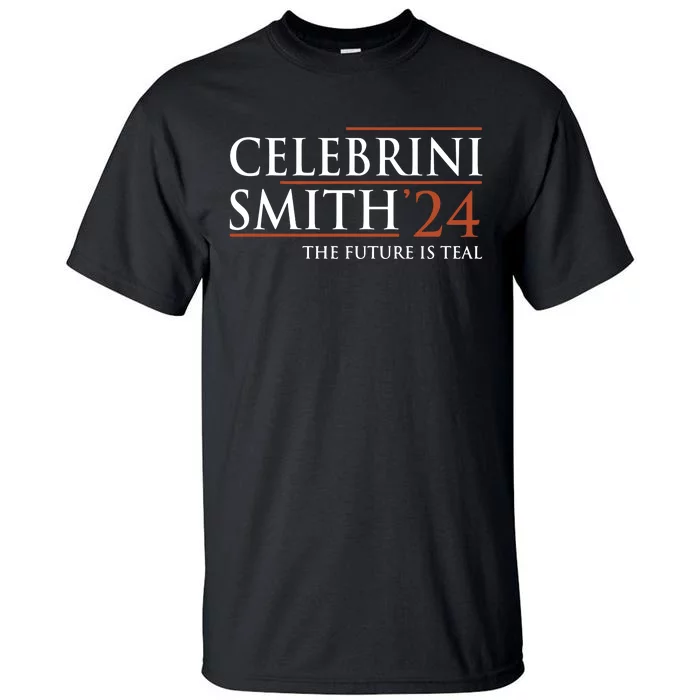 Celebrini Smith 24 The Future Is Teal Tall T-Shirt