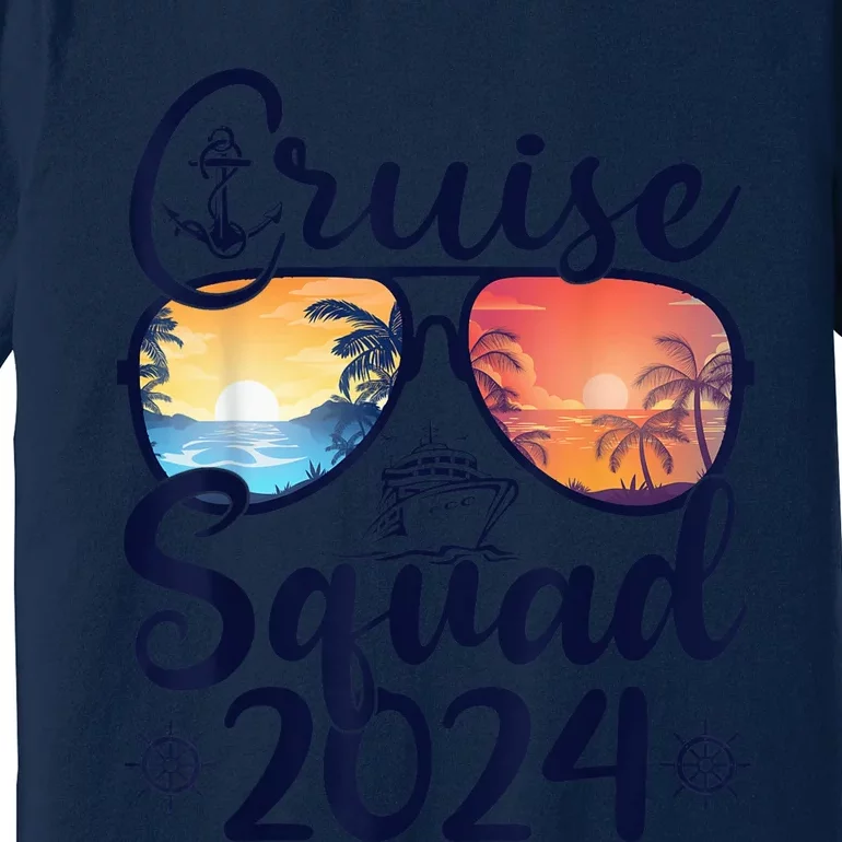 Cruise Squad 2024 Summer Vacation Matching Family Cruise Premium T-Shirt