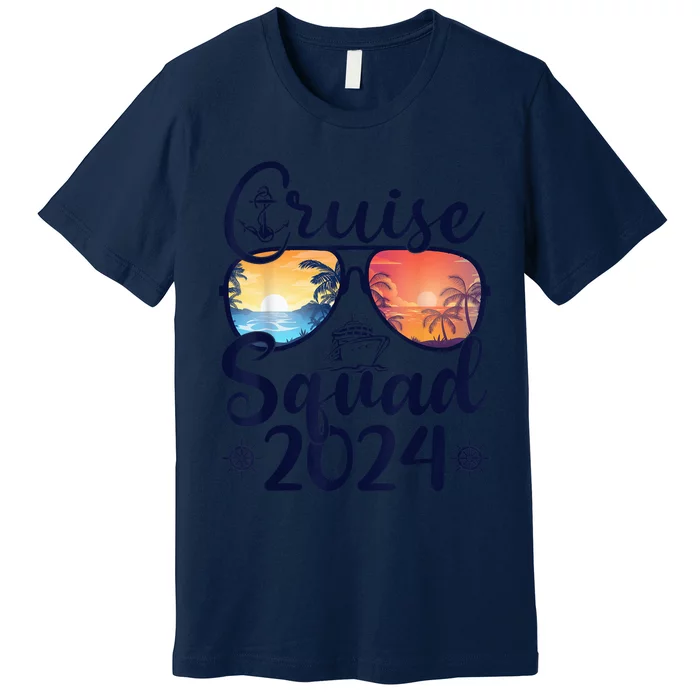 Cruise Squad 2024 Summer Vacation Matching Family Cruise Premium T-Shirt