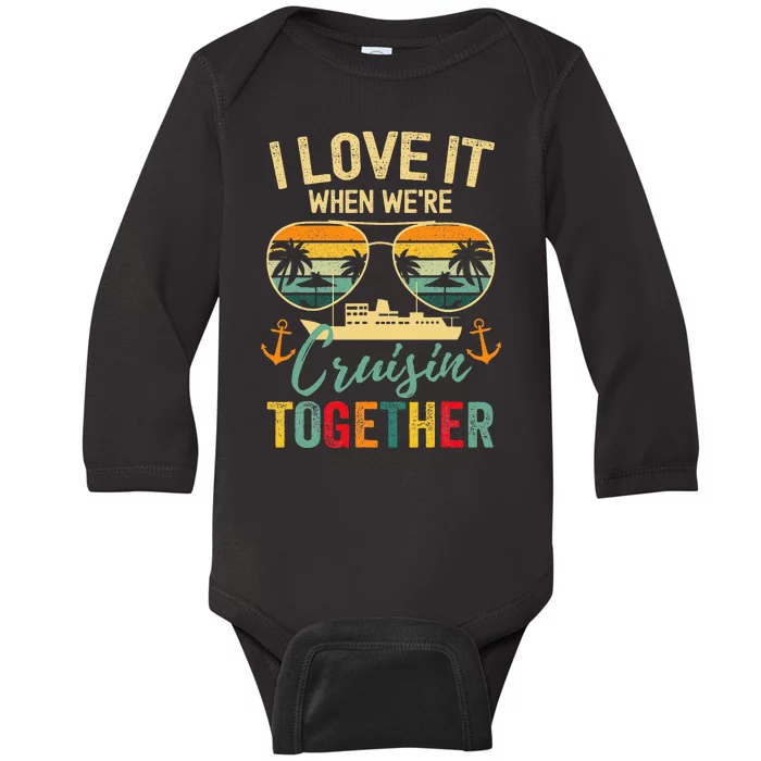 Cruise Squad 2024 Outfits Friends Family Couples Matching Baby Long Sleeve Bodysuit