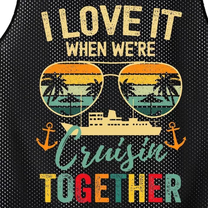 Cruise Squad 2024 Outfits Friends Family Couples Matching Mesh Reversible Basketball Jersey Tank