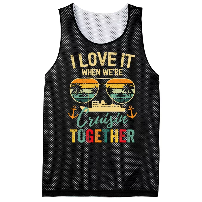 Cruise Squad 2024 Outfits Friends Family Couples Matching Mesh Reversible Basketball Jersey Tank