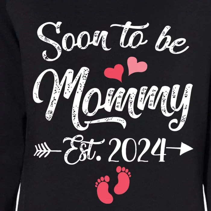 Coming Soon 2024 Soon To Be Mommy 2024 Womens California Wash Sweatshirt