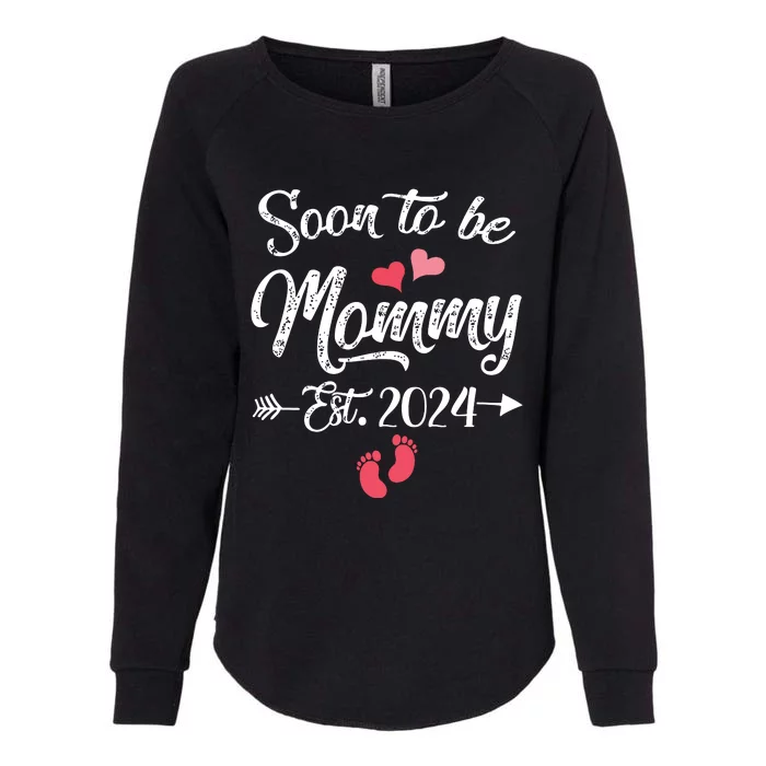 Coming Soon 2024 Soon To Be Mommy 2024 Womens California Wash Sweatshirt