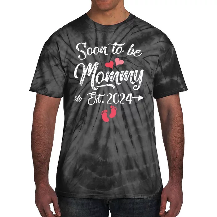 Coming Soon 2024 Soon To Be Mommy 2024 Tie-Dye T-Shirt