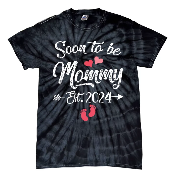 Coming Soon 2024 Soon To Be Mommy 2024 Tie-Dye T-Shirt