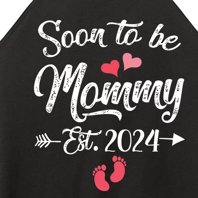 Coming Soon 2024 Soon To Be Mommy 2024 Women’s Perfect Tri Rocker Tank