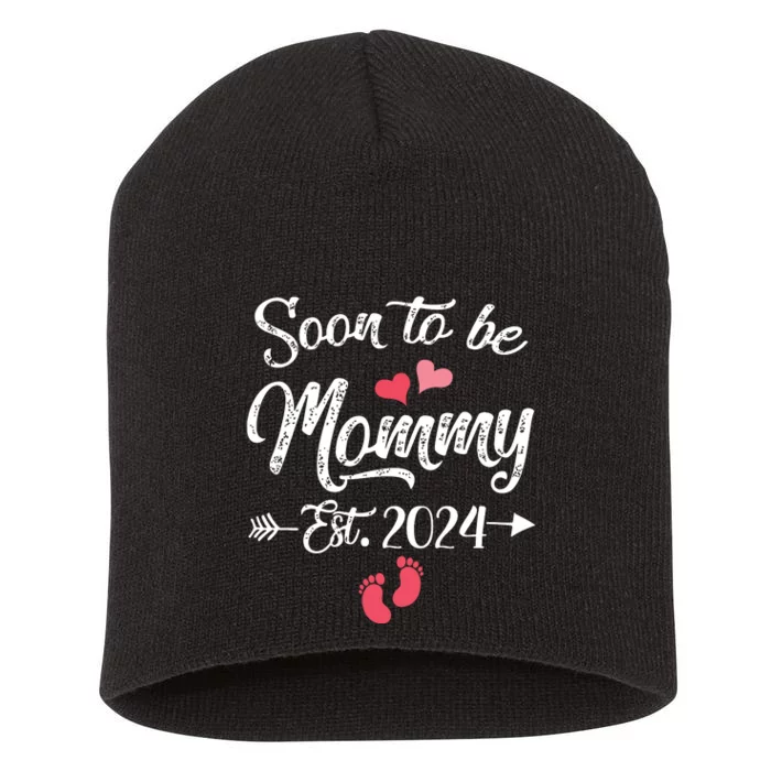 Coming Soon 2024 Soon To Be Mommy 2024 Short Acrylic Beanie