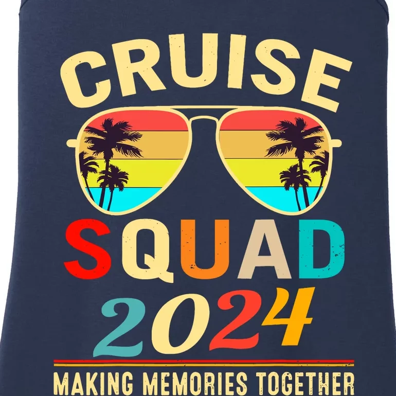 Cruise Squad 2024 Making Memories Together Summer Vacation Ladies Essential Tank