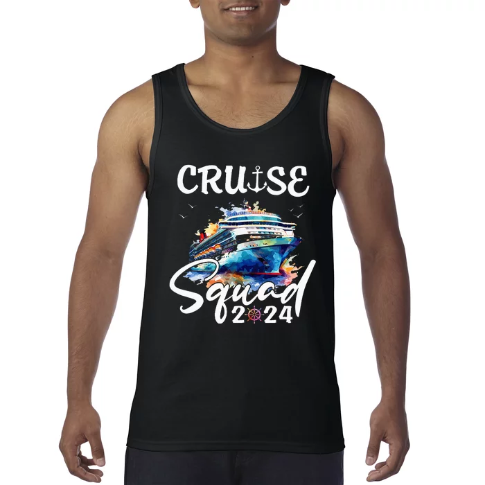 Cruise Squad 2024 Matching Family Cruise Trip Tank Top