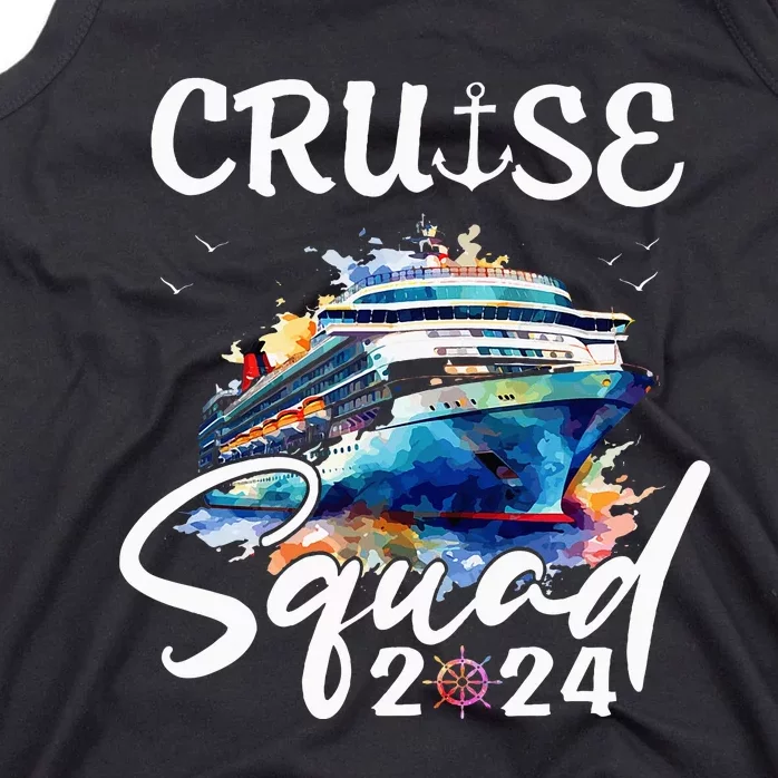 Cruise Squad 2024 Matching Family Cruise Trip Tank Top