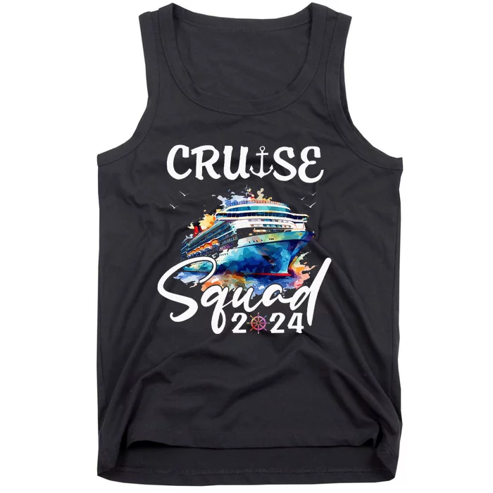 Cruise Squad 2024 Matching Family Cruise Trip Tank Top