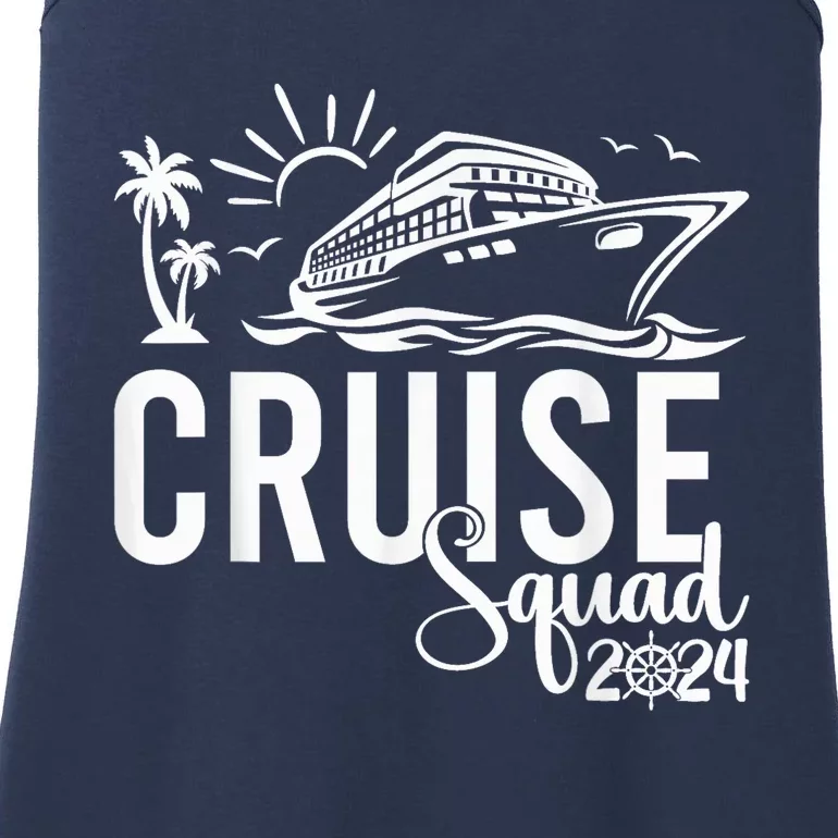 Cruise Squad 2024 Vacation Matching Family Ladies Essential Tank