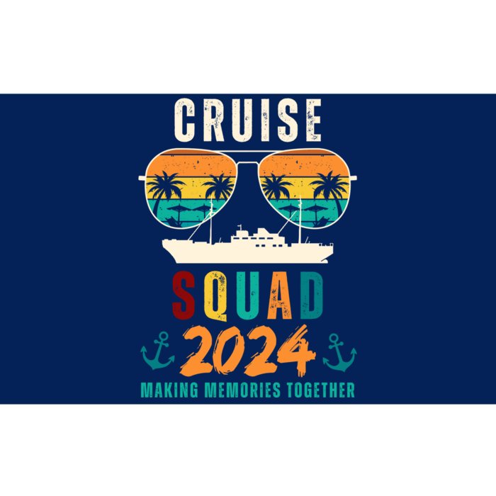 Cruise Squad 2024 Making Memories Together Bumper Sticker