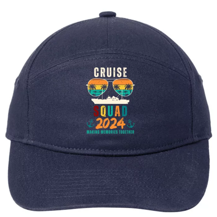 Cruise Squad 2024 Making Memories Together 7-Panel Snapback Hat