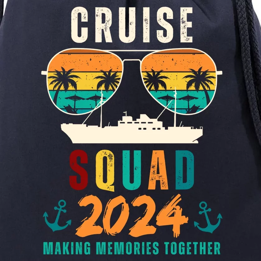 Cruise Squad 2024 Making Memories Together Drawstring Bag