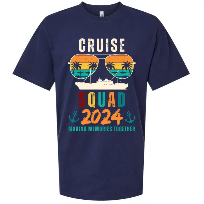 Cruise Squad 2024 Making Memories Together Sueded Cloud Jersey T-Shirt