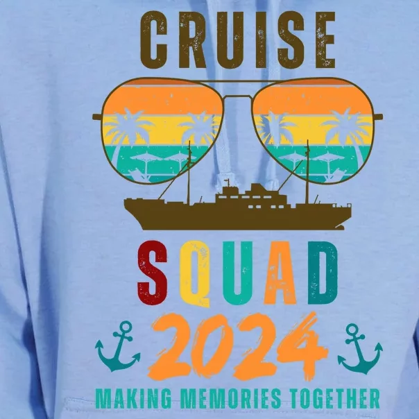 Cruise Squad 2024 Making Memories Together Unisex Surf Hoodie