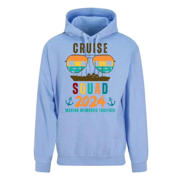 Cruise Squad 2024 Making Memories Together Unisex Surf Hoodie