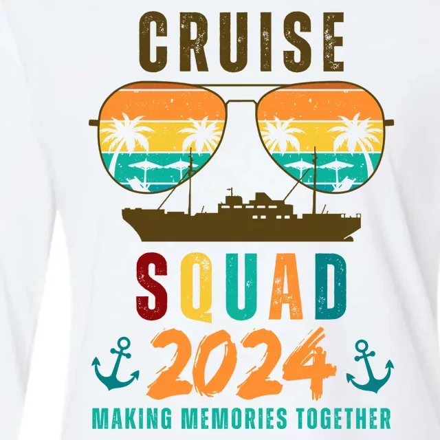 Cruise Squad 2024 Making Memories Together Womens Cotton Relaxed Long Sleeve T-Shirt