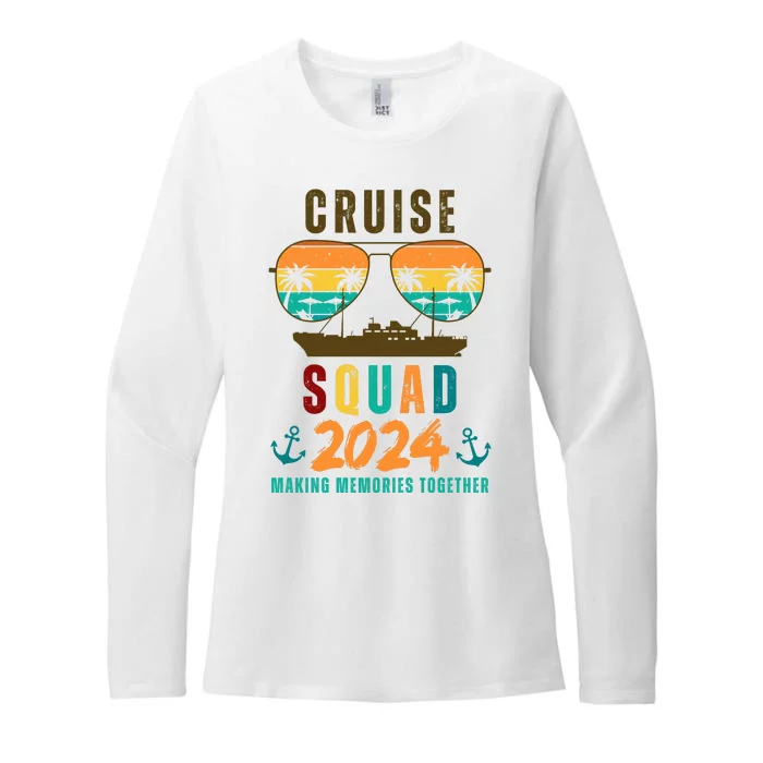 Cruise Squad 2024 Making Memories Together Womens CVC Long Sleeve Shirt