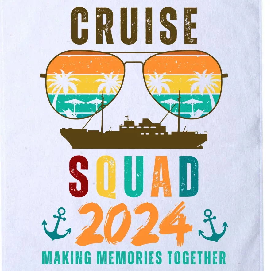 Cruise Squad 2024 Making Memories Together Platinum Collection Golf Towel