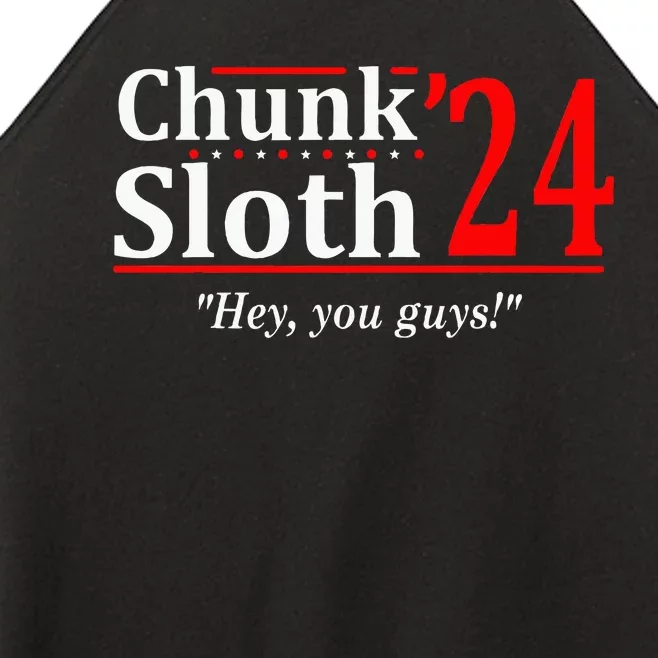 Chunk Sloth 24 Hey You Guys Women’s Perfect Tri Rocker Tank