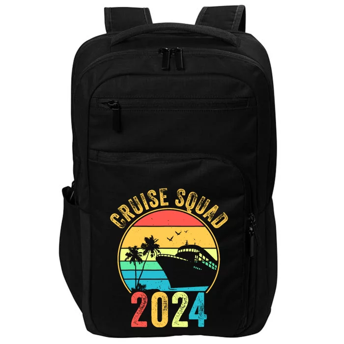 Cruise Squad 2024 Family Vacation Matching Family Group Impact Tech Backpack