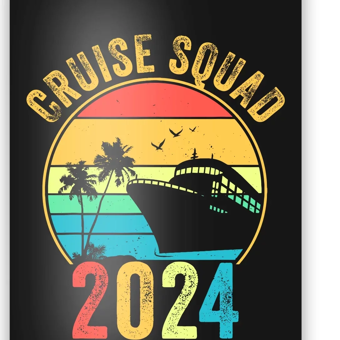 Cruise Squad 2024 Family Vacation Matching Family Group Poster