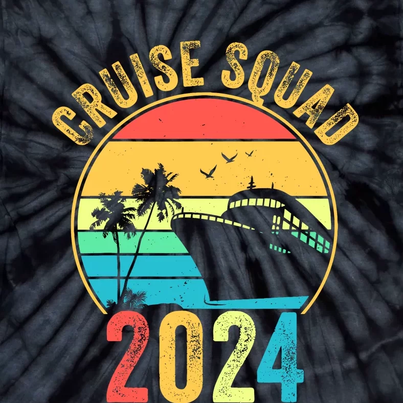 Cruise Squad 2024 Family Vacation Matching Family Group Tie-Dye T-Shirt