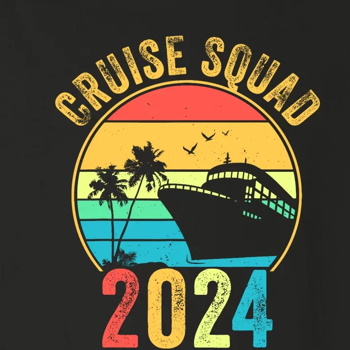 Cruise Squad 2024 Family Vacation Matching Family Group Toddler Long Sleeve Shirt