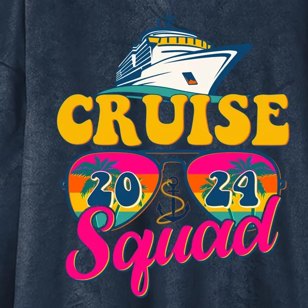 Cruise Squad 2024 Hooded Wearable Blanket