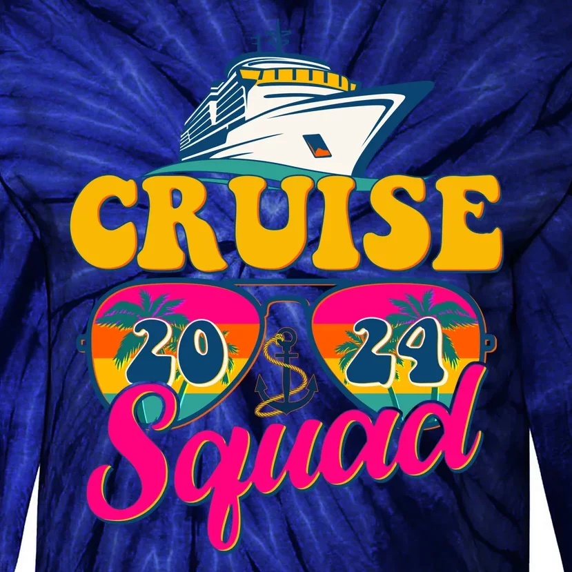 Cruise Squad 2024 Tie-Dye Long Sleeve Shirt