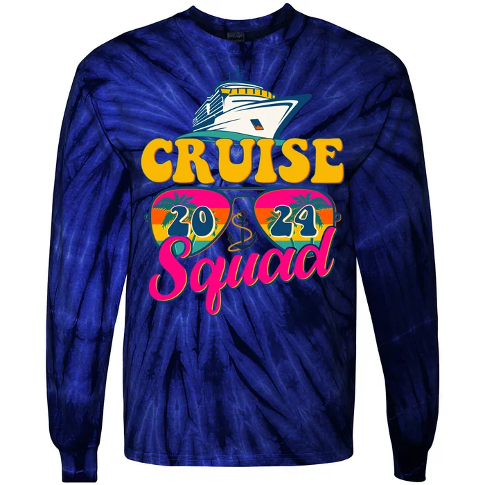 Cruise Squad 2024 Tie-Dye Long Sleeve Shirt