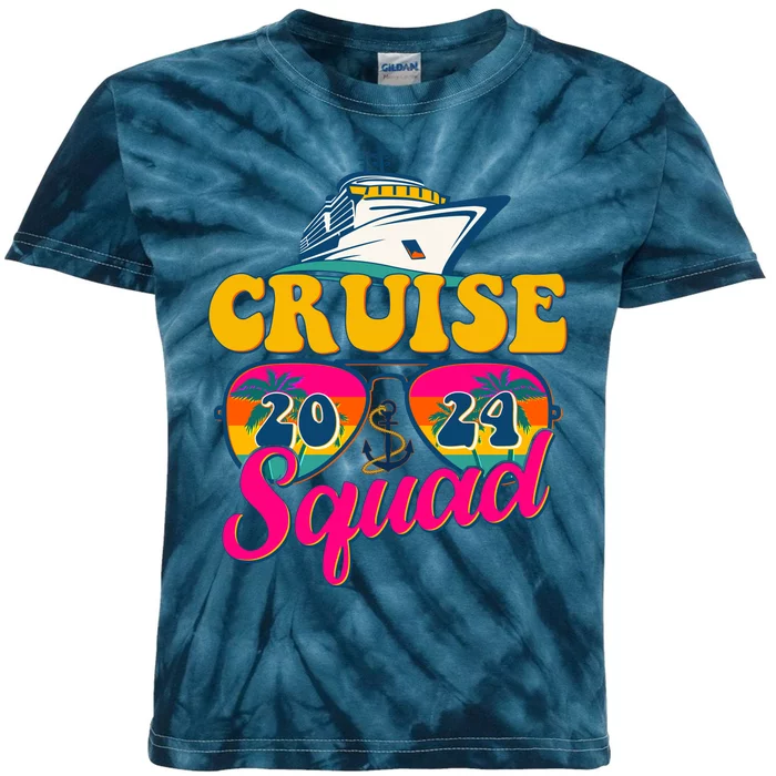 Cruise Squad 2024 Kids Tie-Dye T-Shirt